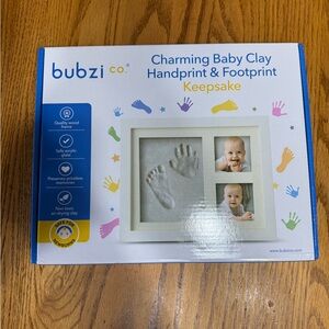 Baby clay hand and foot keepsake
